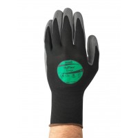 LUVA NYLON REVESTIDA PRETO/CINZA 11-421 (P1100) LUVA NYLON REVESTIDA PRETO/CINZA 11-421 (P1100)